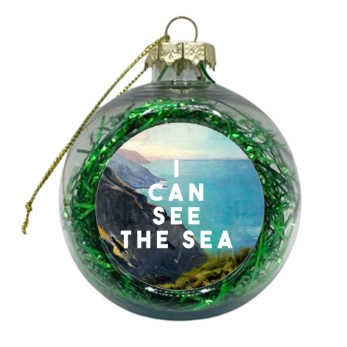 I Can See The Sea - xmas bauble by The 13 Prints