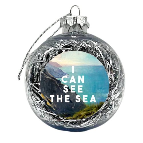 I Can See The Sea - xmas bauble by The 13 Prints