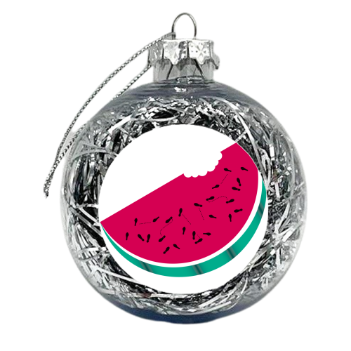 I carried a Watermelon - xmas bauble by Suzanne Waters
