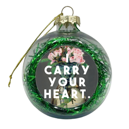 I Carry Your Heart - xmas bauble by The 13 Prints