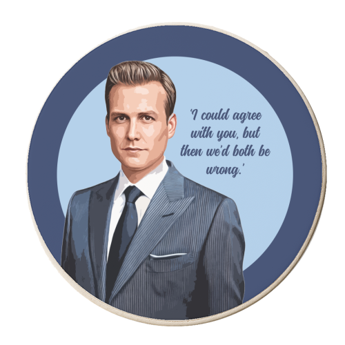 I could agree with you - personalised beer coaster by DOLLY WOLFE