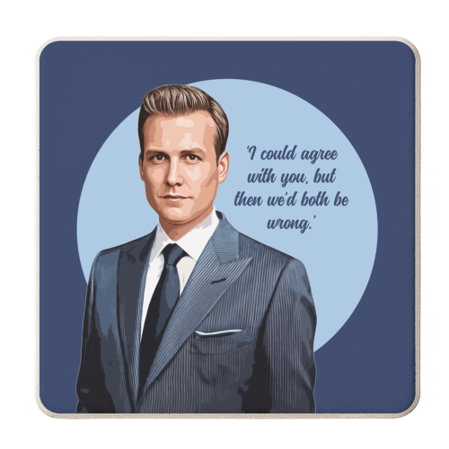 I could agree with you - personalised beer coaster by DOLLY WOLFE