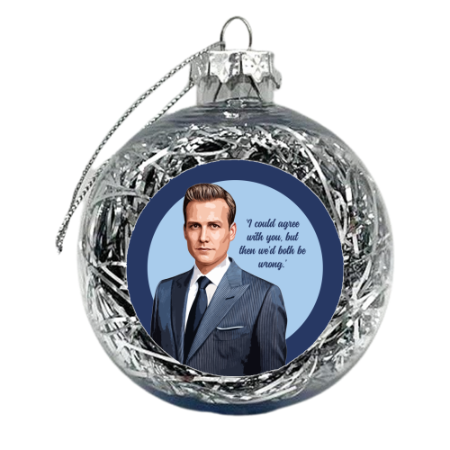 I could agree with you - xmas bauble by DOLLY WOLFE