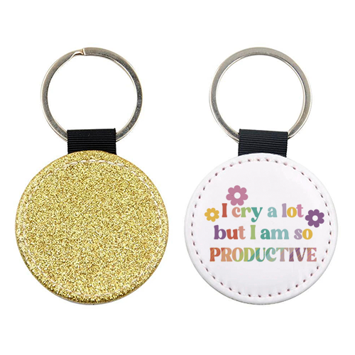 I cry a lot Swiftie gift - keyring by Giddy Kipper