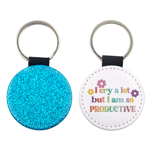 I cry a lot Swiftie gift - keyring by Giddy Kipper