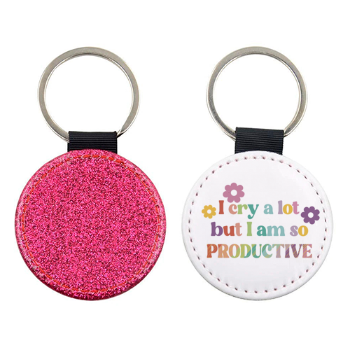 I cry a lot Swiftie gift - keyring by Giddy Kipper