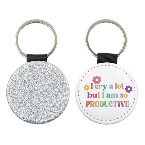 I cry a lot Swiftie gift - keyring by Giddy Kipper