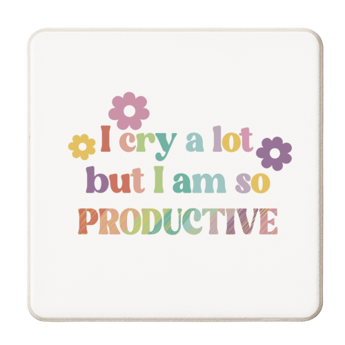 I cry a lot Swiftie gift - personalised beer coaster by Giddy Kipper