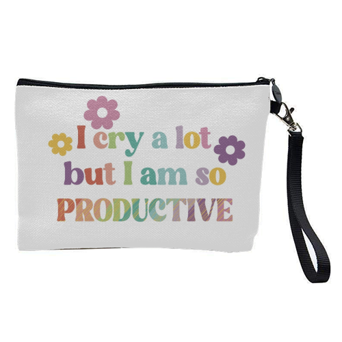 I cry a lot Swiftie gift - pretty makeup bag by Giddy Kipper