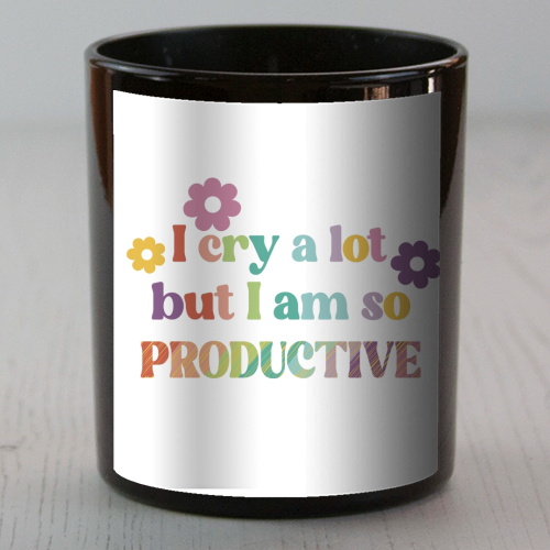 I cry a lot Swiftie gift - scented candle by Giddy Kipper