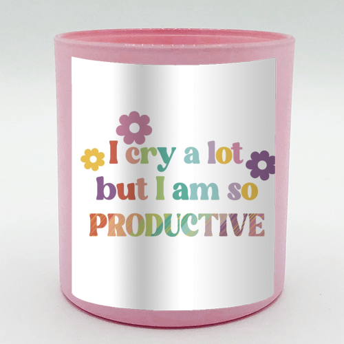 I cry a lot Swiftie gift - scented candle by Giddy Kipper