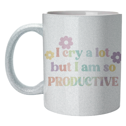 I cry a lot Swiftie gift - unique mug by Giddy Kipper