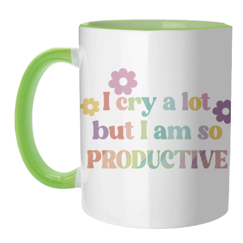 I cry a lot Swiftie gift - unique mug by Giddy Kipper