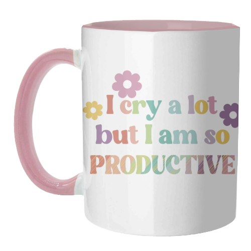 I cry a lot Swiftie gift - unique mug by Giddy Kipper