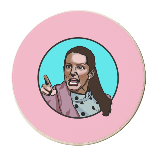 I Curse The Day You We're Born! - personalised beer coaster by Wallace Elizabeth