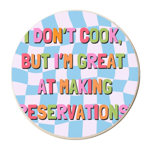 I DON'T COOK - personalised beer coaster by Lilly Rose