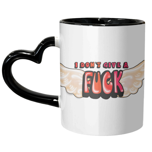 I don't give a flying f*ck - unique mug by PixieDrew