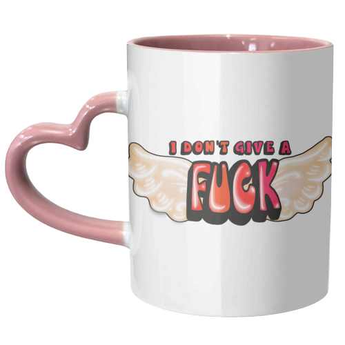 I don't give a flying f*ck - unique mug by PixieDrew