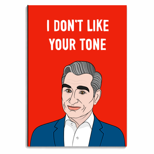 I Don't Like Your Tone - personalised A4, A5, A6 notebook by Adam Regester