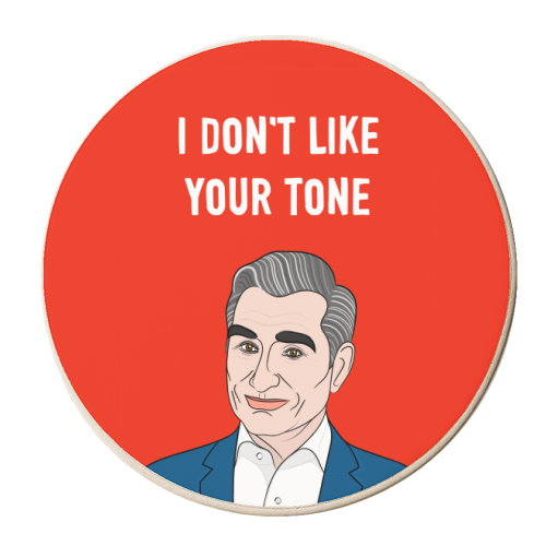 I Don't Like Your Tone - personalised beer coaster by Adam Regester