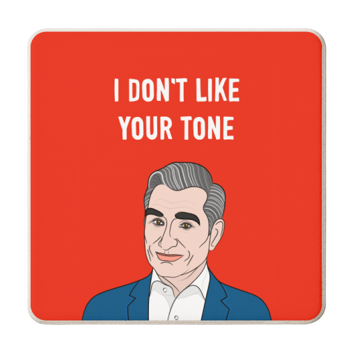 I Don't Like Your Tone - personalised beer coaster by Adam Regester