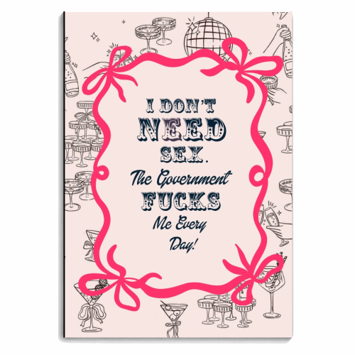 I DON'T NEED IT. - personalised A4, A5, A6 notebook by Wallace Elizabeth