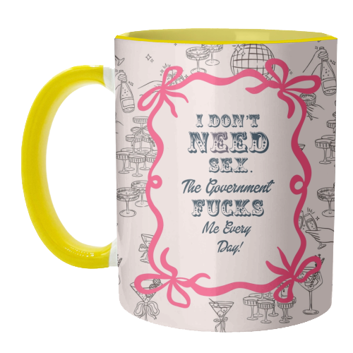 I DON'T NEED IT. - unique mug by Wallace Elizabeth