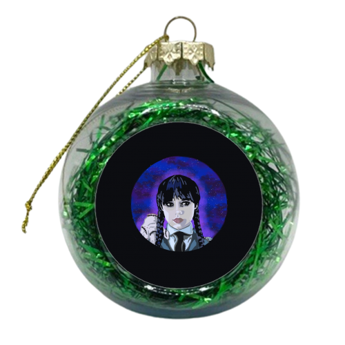 I HATE PEOPLE - xmas bauble by Wallace Elizabeth