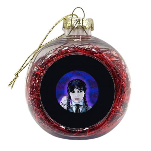 I HATE PEOPLE - xmas bauble by Wallace Elizabeth
