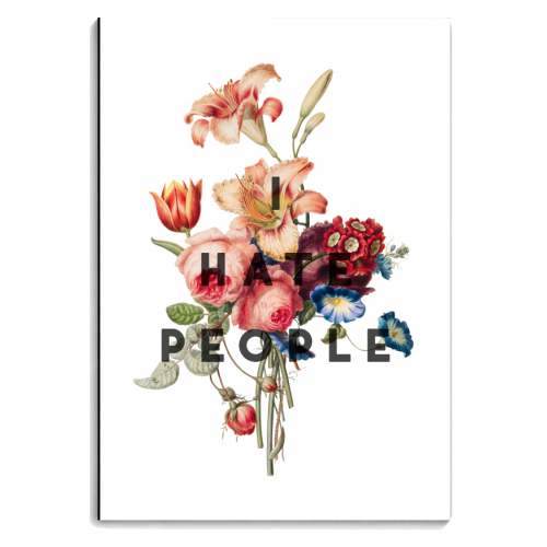 I hate people - personalised A4, A5, A6 notebook by The 13 Prints
