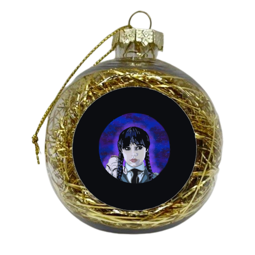 I HATE PEOPLE - xmas bauble by Wallace Elizabeth