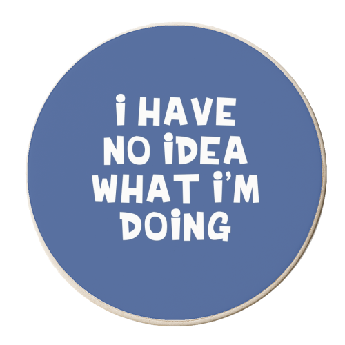 I have no idea funny gift - personalised beer coaster by Giddy Kipper