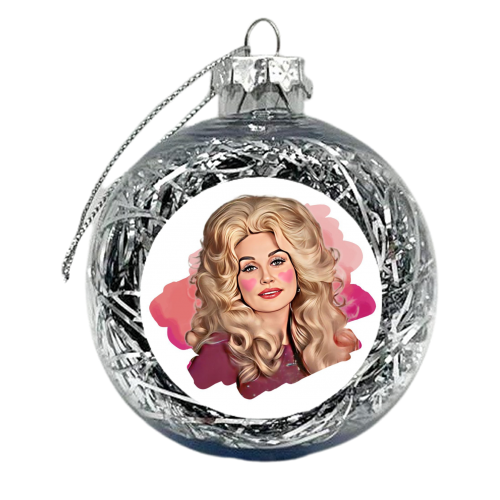 I HEART DOLLY - xmas bauble by DOLLY WOLFE