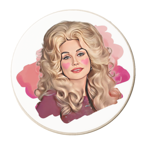 I HEART DOLLY - personalised beer coaster by DOLLY WOLFE