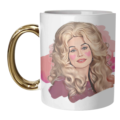 I HEART DOLLY - unique mug by DOLLY WOLFE