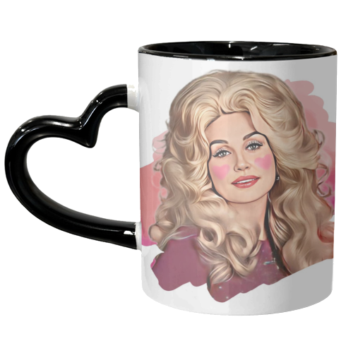 I HEART DOLLY - unique mug by DOLLY WOLFE