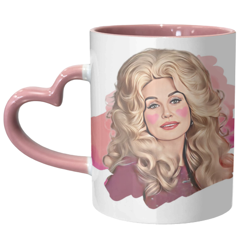 I HEART DOLLY - unique mug by DOLLY WOLFE