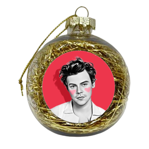 I HEART HARRY - xmas bauble by DOLLY WOLFE
