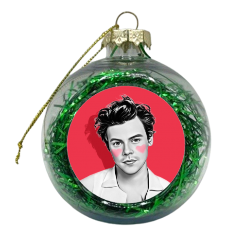I HEART HARRY - xmas bauble by DOLLY WOLFE