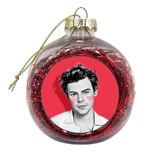 I HEART HARRY - xmas bauble by DOLLY WOLFE