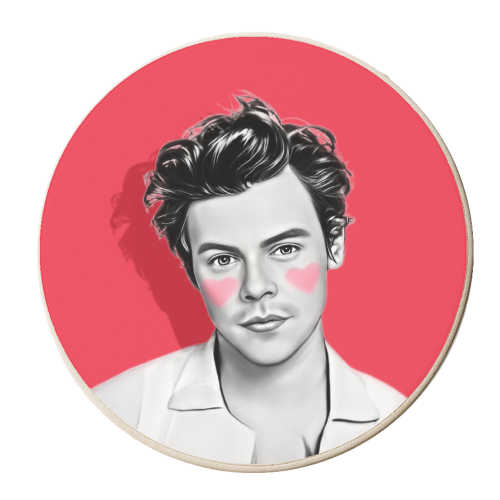 I HEART HARRY - personalised beer coaster by DOLLY WOLFE