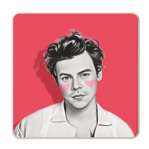 I HEART HARRY - personalised beer coaster by DOLLY WOLFE