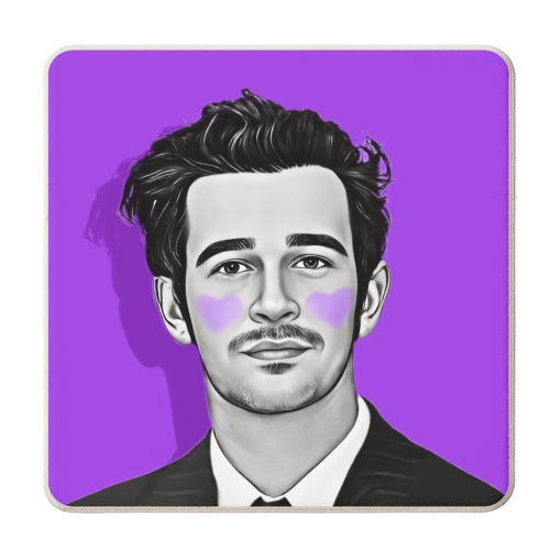 I Heart Matt H - personalised beer coaster by DOLLY WOLFE