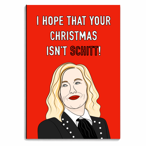 I hope That Your Christmas Isn't Schitt! - personalised A4, A5, A6 notebook by Adam Regester