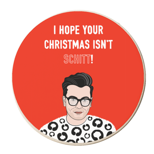 I Hope Your Christmas Isn't Schitt - personalised beer coaster by Adam Regester