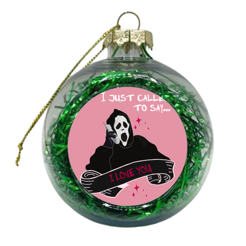 I Just Called - xmas bauble by Pink and Pip