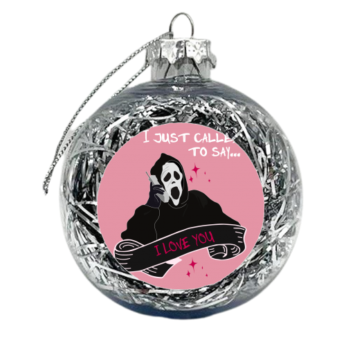 I Just Called - xmas bauble by Pink and Pip