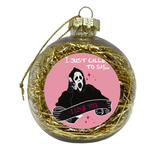 I Just Called - xmas bauble by Pink and Pip