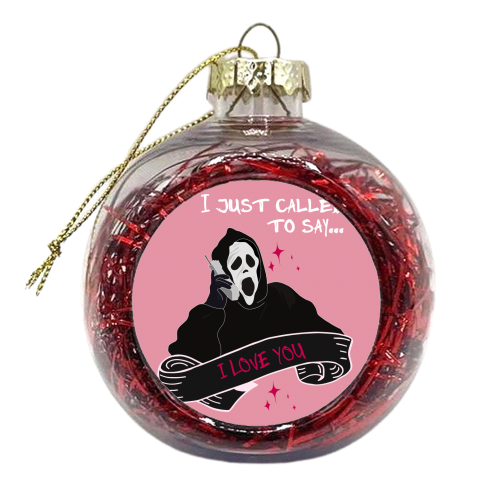 I Just Called - xmas bauble by Pink and Pip