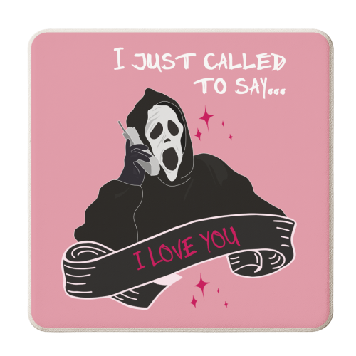 I Just Called - personalised beer coaster by Pink and Pip